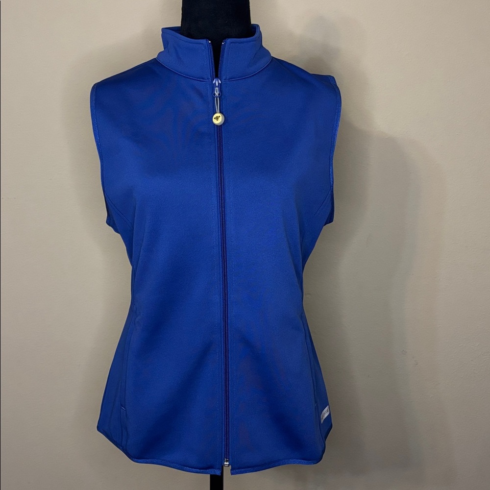 Med Couture Women’s Blue Scrub Vest | Small |